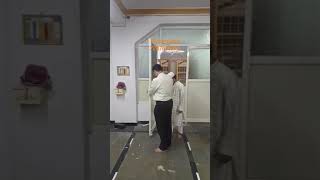 Aluminum partition work operable doors arch work in hyderabad [upl. by Areek]