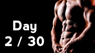 30 Days Six Pack Abs Workout Program Day 230 [upl. by Nilauqcaj]