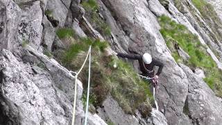 Climbing Primitive Route Cloggy [upl. by Mcadams]