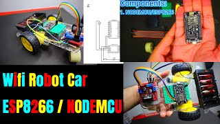 Building a WiFiEnabled RC Car with NodeMCU ESP8266 2024 [upl. by Og]