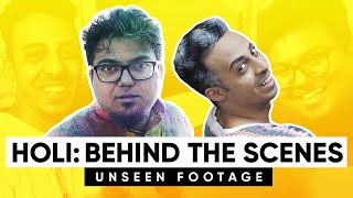 Holi Behind The Scenes  Unseen Footage  Jordindian  Quarantine Content [upl. by Worrell]