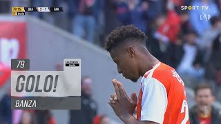 Goal  Golo Banza SC Braga 21 Famalicão Liga 2223 19 [upl. by Rimidalb691]