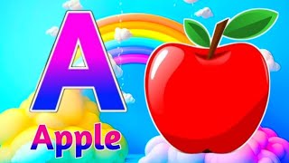 A for apple  abcd  Phonics songs  A for apple b for ball c for cat  abcd song  abcde [upl. by Fenner]