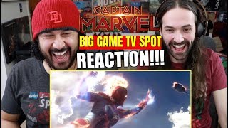 Marvel Studios CAPTAIN MARVEL SUPER BOWL TV SPOT  REACTION [upl. by Aerdnahs]