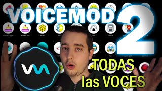 Voicemod 2 PRO Modificar la voz 🎤 aplicar efectos en tiempo real Review voice changer 2020 [upl. by Grinnell]