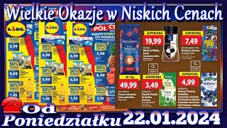 Lidl Nowa Gazetka Promocyjna od Poniedziałku 22012024 Najlepsze Okazje W Niskich Cenach [upl. by Ylas]