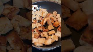 Quick amp Easy Homemade Crispy Croutons  Perfect for Soups amp Salads  Simple Snack Recipe [upl. by Lovering]