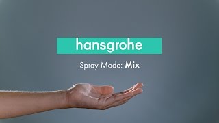 hansgrohe Spray Mode  Mix [upl. by Peterec967]