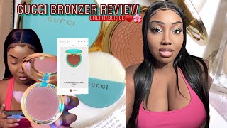 Gucci Bronzer Review and Tutorial CherryBspice [upl. by Attenaej829]