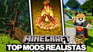 Top 5 Mods para Hacer Minecraft más Realista 😲 [upl. by Lusty487]