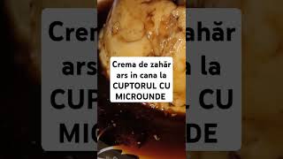 Crema de zahar ars în cana la cuptorul cu microundeCea mai SIMPLĂ ȘI RAPIDĂ REȚETĂ shorts food [upl. by Ronym]