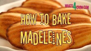 How to Bake Traditional Madeleines Original French Madeleines recipe  quick and easy [upl. by Wobniar]