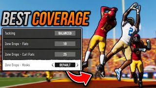 College Football 25 Defense NEW Zone Drop Settings [upl. by Areikahs]