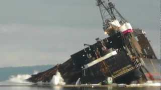 Vancouver Island Log Dump Ladysmith Canada [upl. by Chane839]