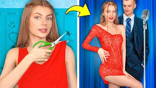 COOL DIY FASHION HACKS Girly Clothes Transformation Ideas by Mariana ZD [upl. by Hynda473]