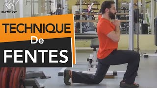 Comment faire les FENTES  Technique et erreurs à éviter exercice de musculation [upl. by Eceined]