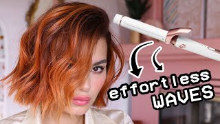 ❤️HOW I WAVE MY HAIR WITH A CURLING IRON ❤️ [upl. by Hidie]