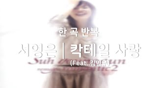 광고없음┃한곡반복 서영은  칵테일 사랑 Feat 김연우 [upl. by Elitnahc]