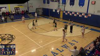 Galway High School vs Middleburgh Girls Varsity Basketball [upl. by Mayce]