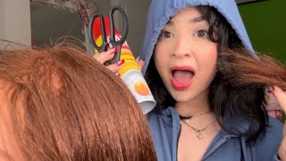 ASMR hair salon roleplay  lice check amp haircutting ✂️😟 [upl. by Ronnoc]