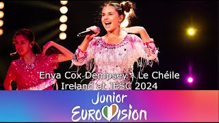 Enya Cox Dempsey From IRELAND 🇮🇪  JUNIOR EUROVISION 2024 [upl. by Alrad166]