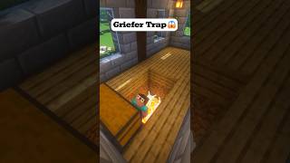 Minecraft Griefer Trap😱shorts minecraft buildhacks [upl. by Katha]