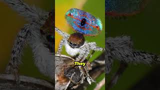 Dancing Colors 🕺✨ The Fascinating World of Peacock Spiders 🕷️🌈 PeacockSpider Maratus [upl. by Amethist]