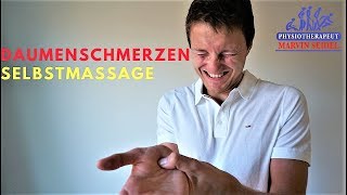 Daumenschmerzen lösen durch diese Massagetechniken [upl. by Toney]