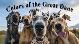 Great Danes Come in AMAZING Colors [upl. by Loats]