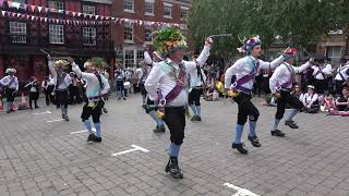 Earlsdon Morris dance quotWatchmakersquot at Bromyard Folk Festival [upl. by Ahseym]