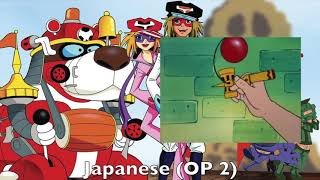 Yatterman Opening Multilanguage Comparison [upl. by Gibby147]