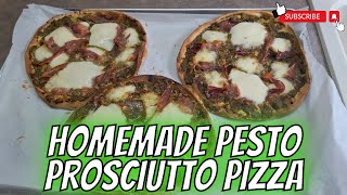 Easy Recipe Delicious Pesto Pizza Prosciutto Pizza [upl. by Mafala]