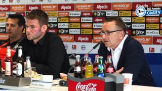 Pressekonferenz nach dem Spiel gegen Sandhausen 00 [upl. by Elsey994]