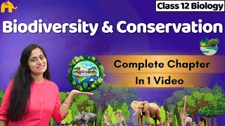 Biodiversity and Conservation Class 12 Biology One shot  CBSE NEET  NCERT Chapter [upl. by Seyler142]