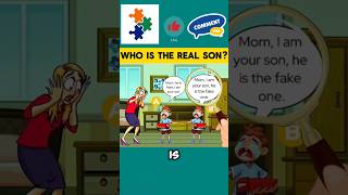 Who Is The Real Son  riddlechallengelogicpuzzles riddleoftheday brainteasers enigma [upl. by Ahsirtap]