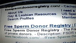 Finding Free Sperm Donors Online [upl. by Fin825]