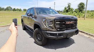 2023 GMC Sierra 1500 AT4X  Start Up Walkaround Test Drive and Review [upl. by Ylahtan660]