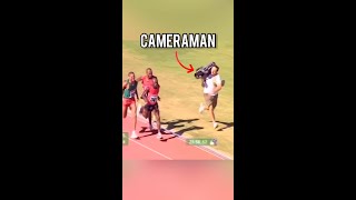 Cameraman Runs Faster Than The Athletes Again [upl. by Monagan283]