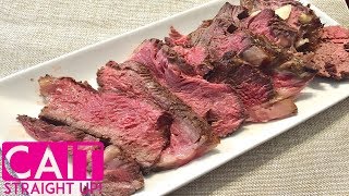 How To Cook Prime Rib Roast Bone In  Cait Straight Up [upl. by Etnauj58]