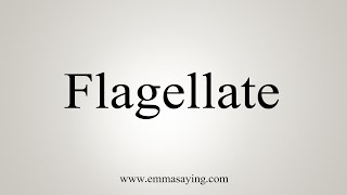 How To Say Flagellate [upl. by Thalassa]