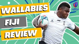 Wallabies v Fiji Review  Rugby World Cup 2023 [upl. by Aleit827]