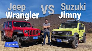 Suzuki Jimny VS Jeep Wrangler  ¿Cuál es el mejor todoterreno  Autocosmos [upl. by Weight]