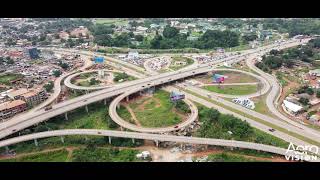 THE BIGGEST INTERCHANGE IN KUMASI  GHANA THE SOFOLINE INTERCHANGE [upl. by Aihsoj587]