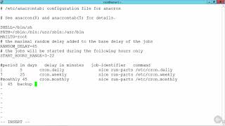 43 Using anacron as a Job Scheduler [upl. by Elletnwahs]