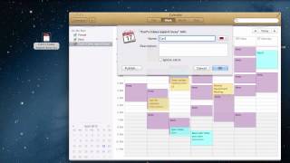 How to ICS KalenderDatei auf dem Mac importieren [upl. by Ailedo]