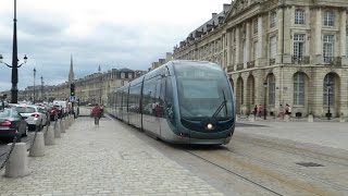 Bordeaux Tram C  Place de la Bourse [upl. by Booma]