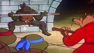 TMNT 1987 the only time Michelangelo’s nunchucks appeared after season 2 [upl. by Audris]