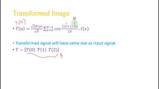 1D Discrete Cosine Transform [upl. by Aleris785]