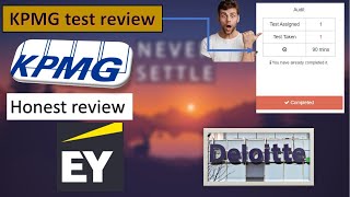 KPMG Test questions review  pass or fail honest reviewBIG 4kpmg sankatmochan ca big4 enjoy [upl. by Aretak]