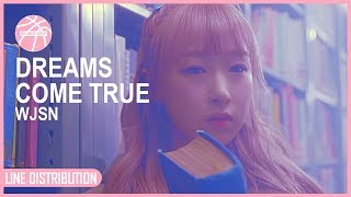 WJSN  DREAMS COME TRUE Line Distribution [upl. by Ttoile]